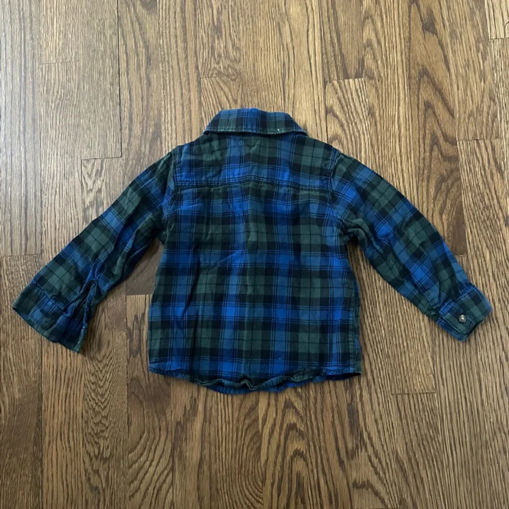 Carter's Navy Button Down Set, size 24M